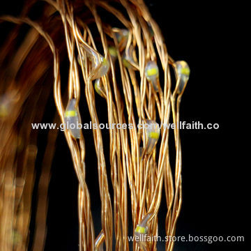 3AA Battery LED String Lights LED Mini Silver Wire Fairy